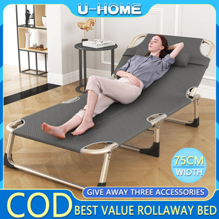 Portable Folding Bed by  - Adjustable and Space-Saving