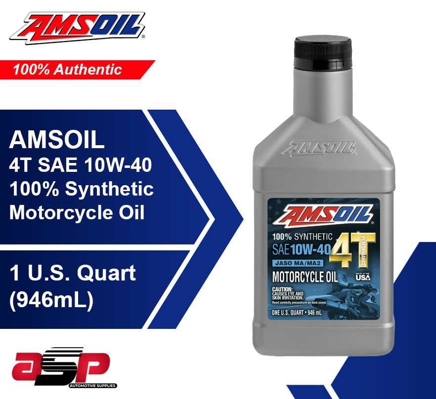 AMSOIL 100% Synthetic Extended-Life SAE 10W-40 Motor Oil