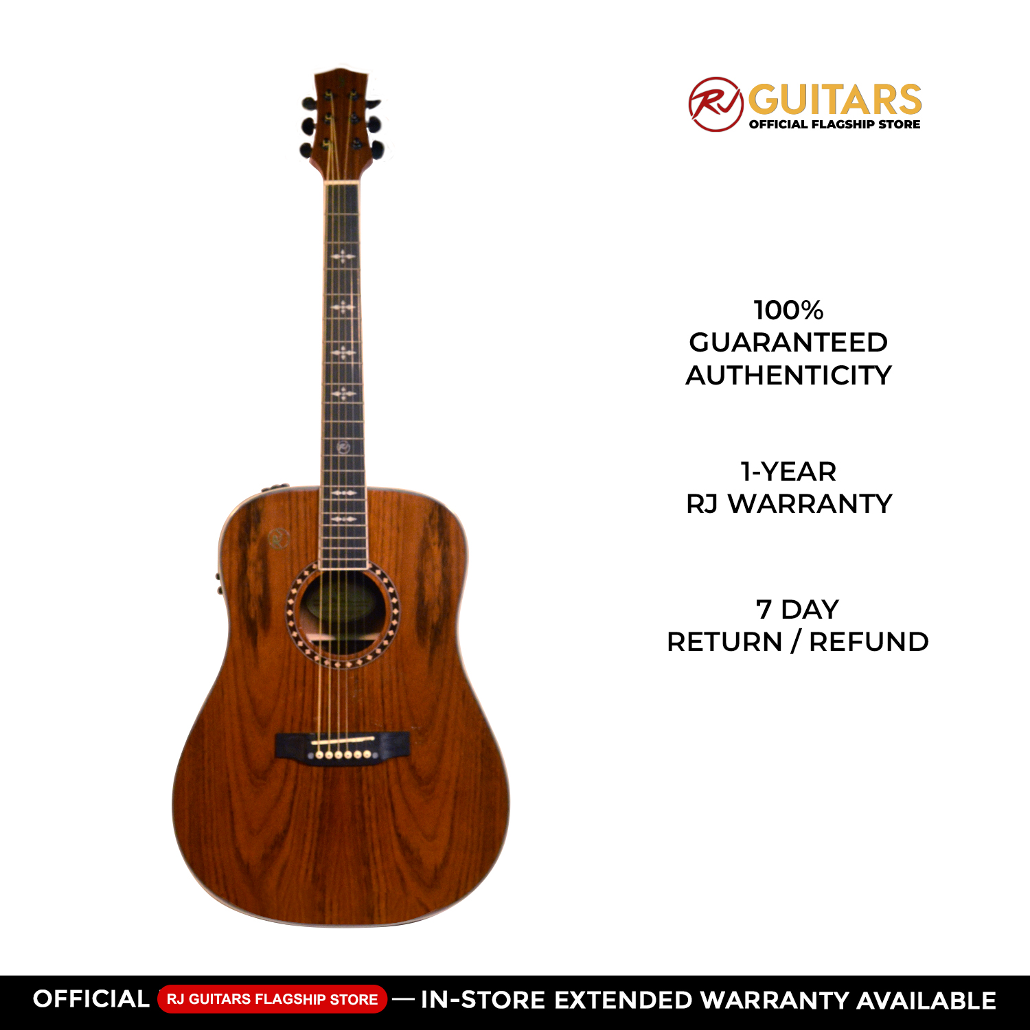 RJ Premium Acoustics Exotic Wood Mahogany Guitar Balanced Resonant Tone Guitar Local Supplier Warranty Guitar Medium Light Weight Guitar Instant Delivery Guitar Lazada Lazada PH