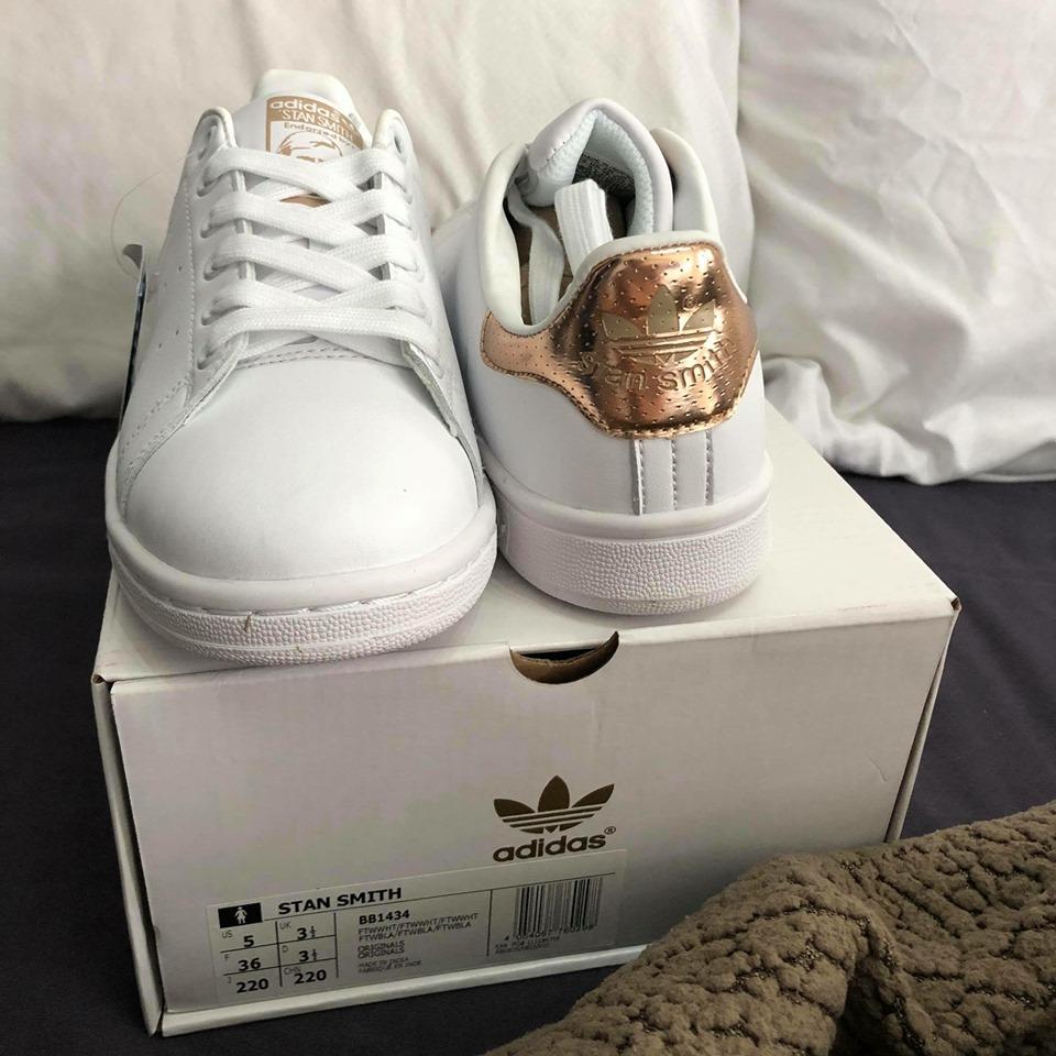 stan smith rose gold womens