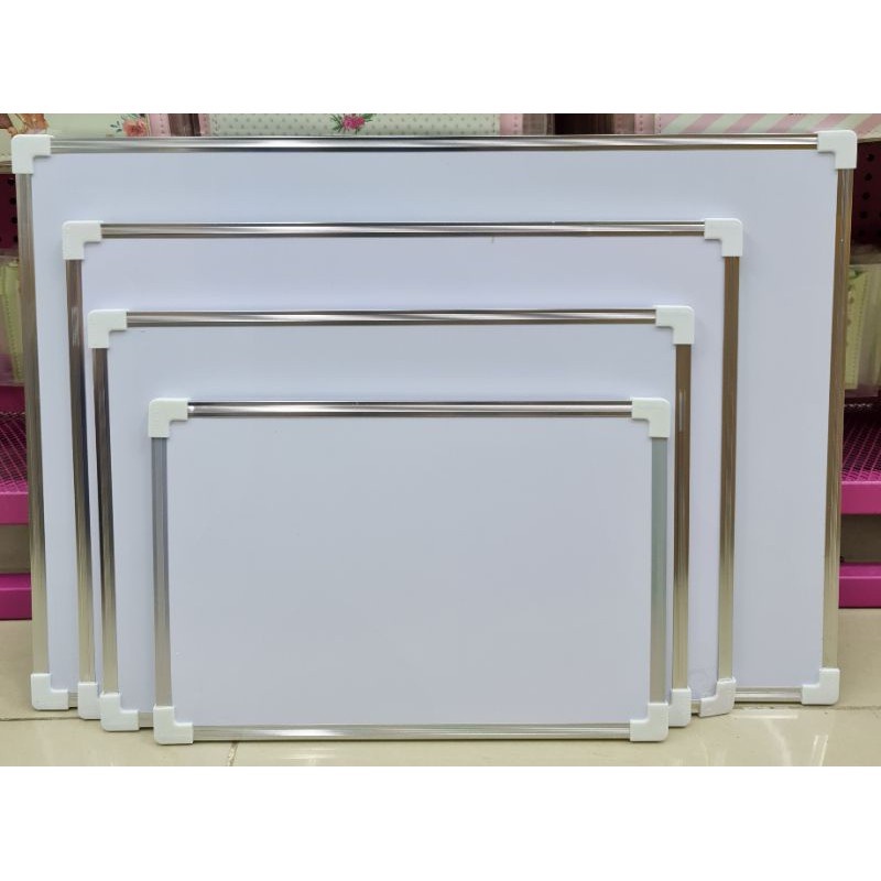 ☂6090White Board Stationary 2 Sided Magnetic Aluminum Magnetic
