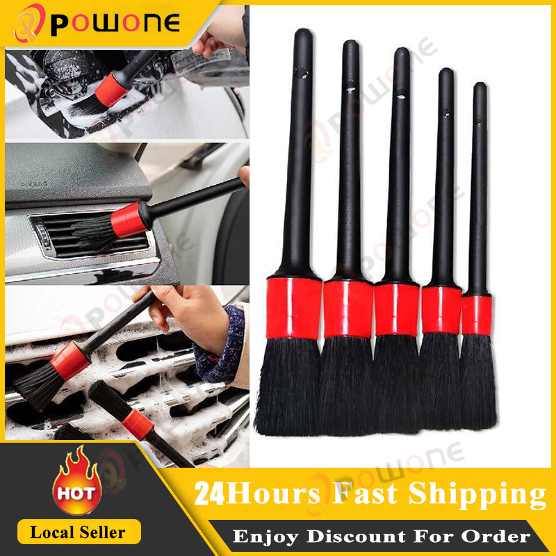 5pcs Detailing Brush Set Car Brushes Car Detailing Brush For Car
