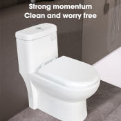 EPLO Smart Water Closet Toilet - Battery-Operated Touchless Auto Flush