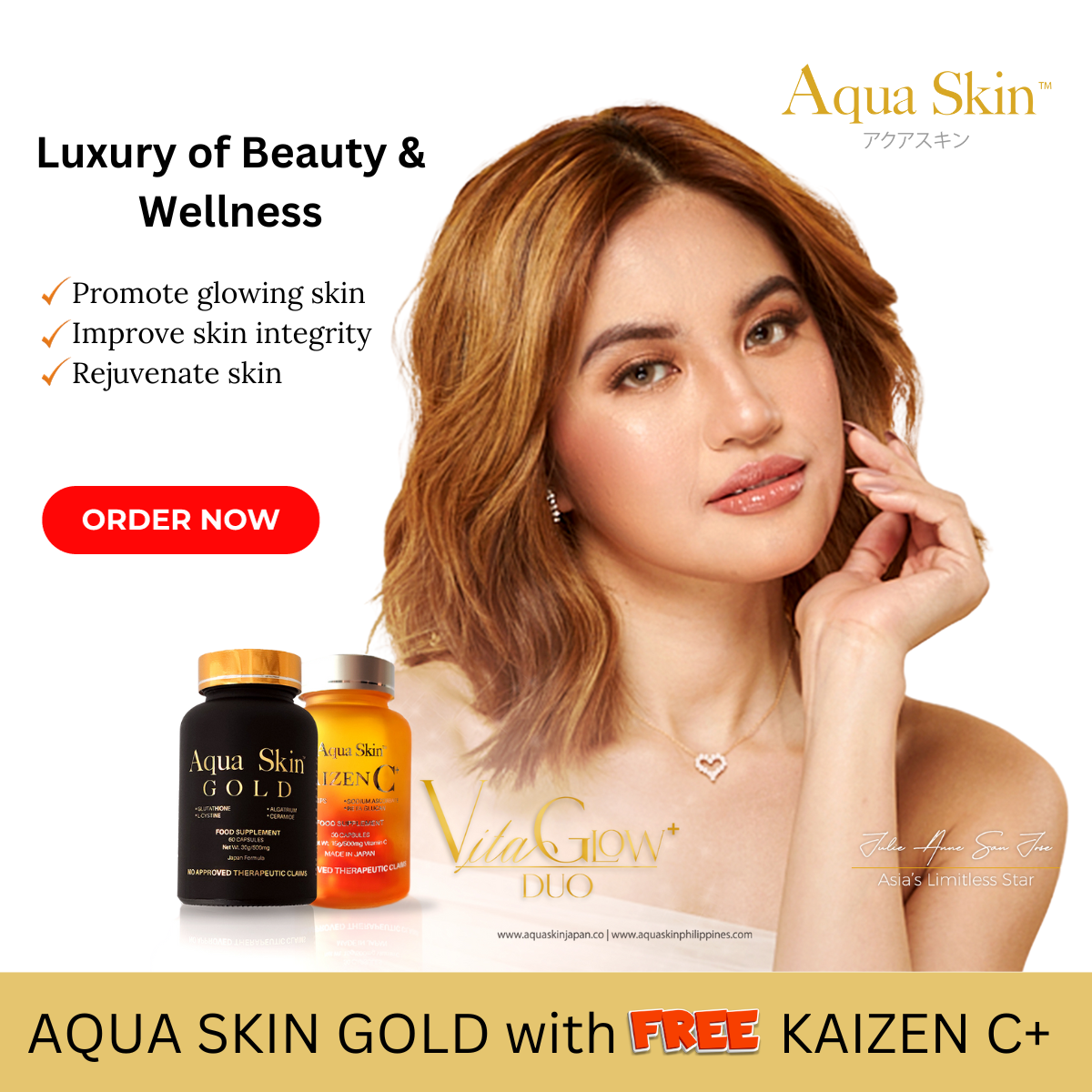 Heal & Glow Aqua Skin: Glutathione Capsules for Radiant Skin