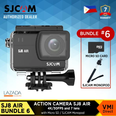 SJCAM SJ8 Air Wi-Fi Waterproof action camera 4k 1080P 30FPS 2.33” LCD Sports SJCAM Action Camera with Optional Bundle Accessories VMI DIRECT (3)