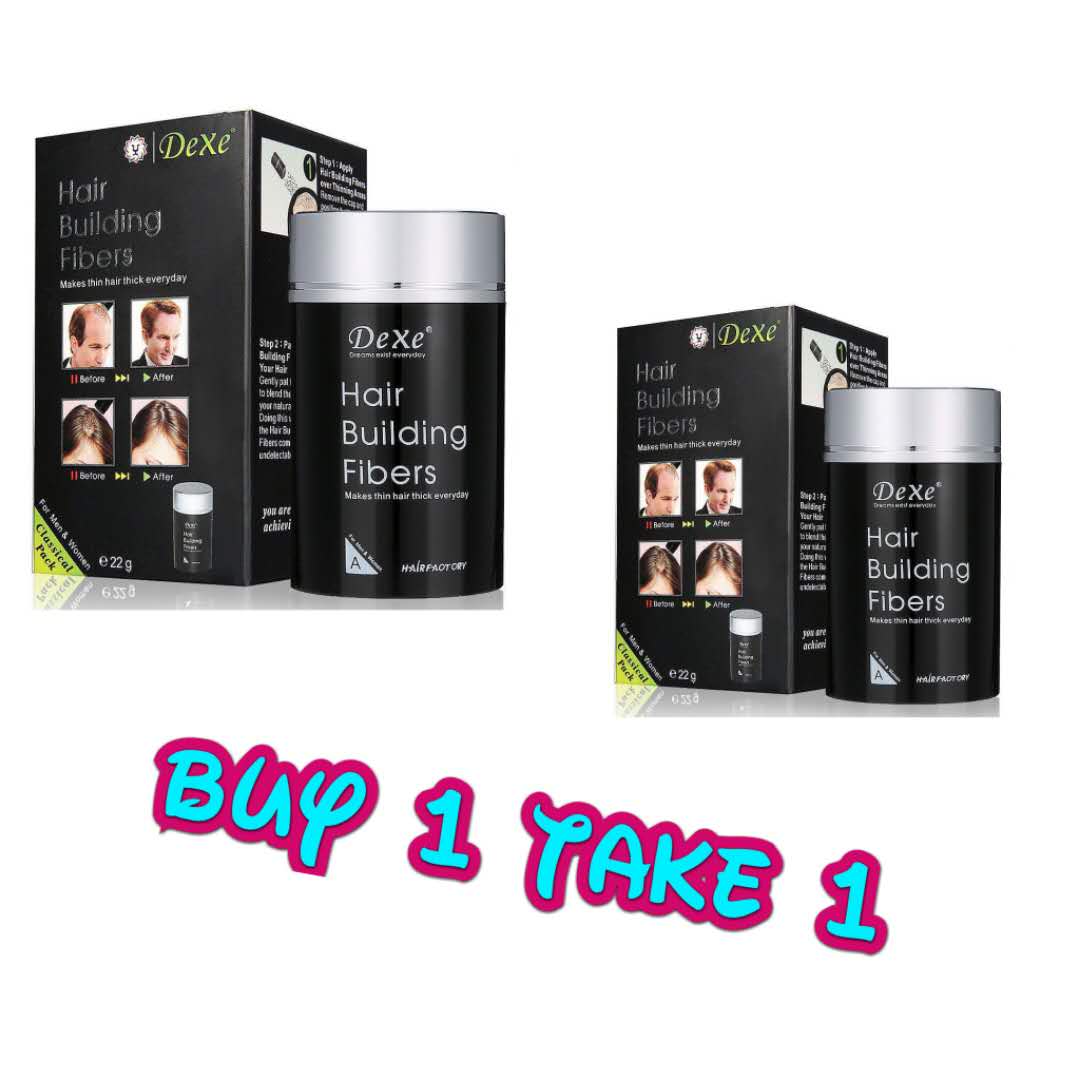 Buy 1 take 1 ) Dexe Hair Building Fibers 22g | Lazada PH