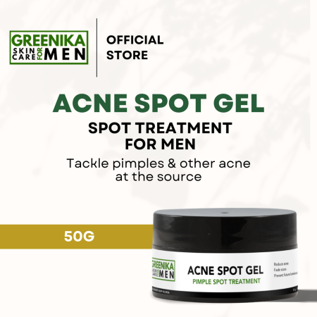 Greenika Men's Acne Spot Gel - Fast Pimple Treatment