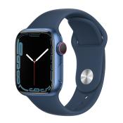 Apple Watch Series 7, 41mm Blue with Abyss Blue Band