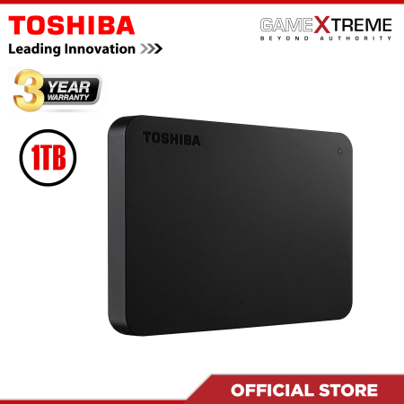 Toshiba 1TB Portable External Hard Drive, USB 3.0, Black