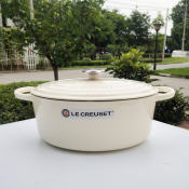 LE CREUSET Oval Cast Iron Stew Pot, 31cm