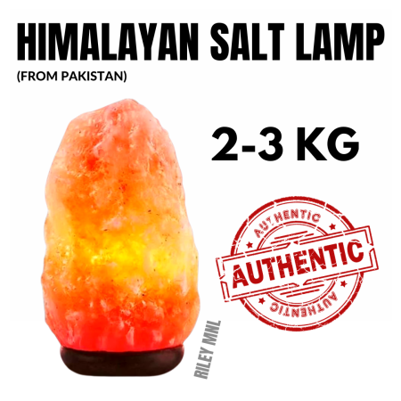 Riley MNL Himalayan Salt Lamp with Dimmer Switch (2-3 KG)