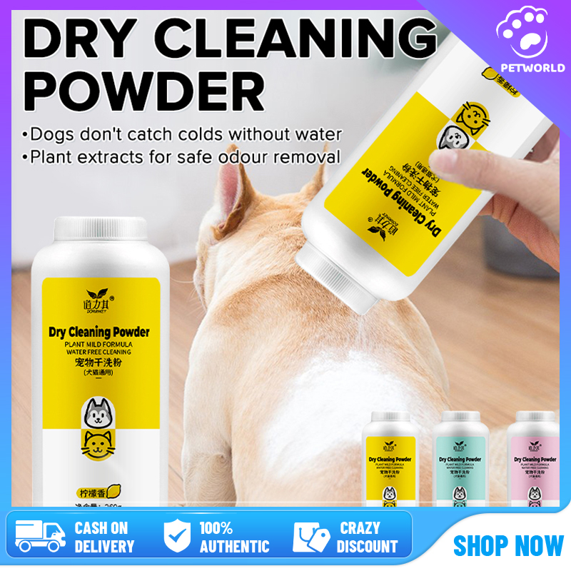 Pet Dry Cleaning Powder - Anti Tick and Fleas