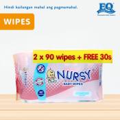Nursy Wipes Scented - 2 Packs + FREE 1 Pack