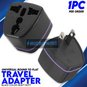 Black Universal Travel Adaptor Plug - Brand Name (if available)