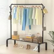 Garment Rack with Shelf - Brand Name (if available)