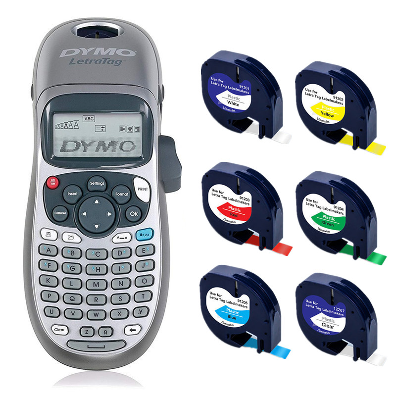 Dymo LetraTag LT-100H Handheld Label Maker Compatible for 12mm