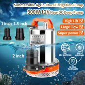 "300W DC Submersible Pump for Agricultural Irrigation - Free Warranty"
