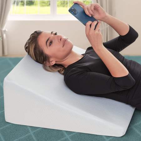 Wedge Pillow for Sleep Relief - Memory Foam Support