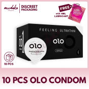 OLO Zero Passionate Ultra Thin Condoms - 10pcs (Midoko)