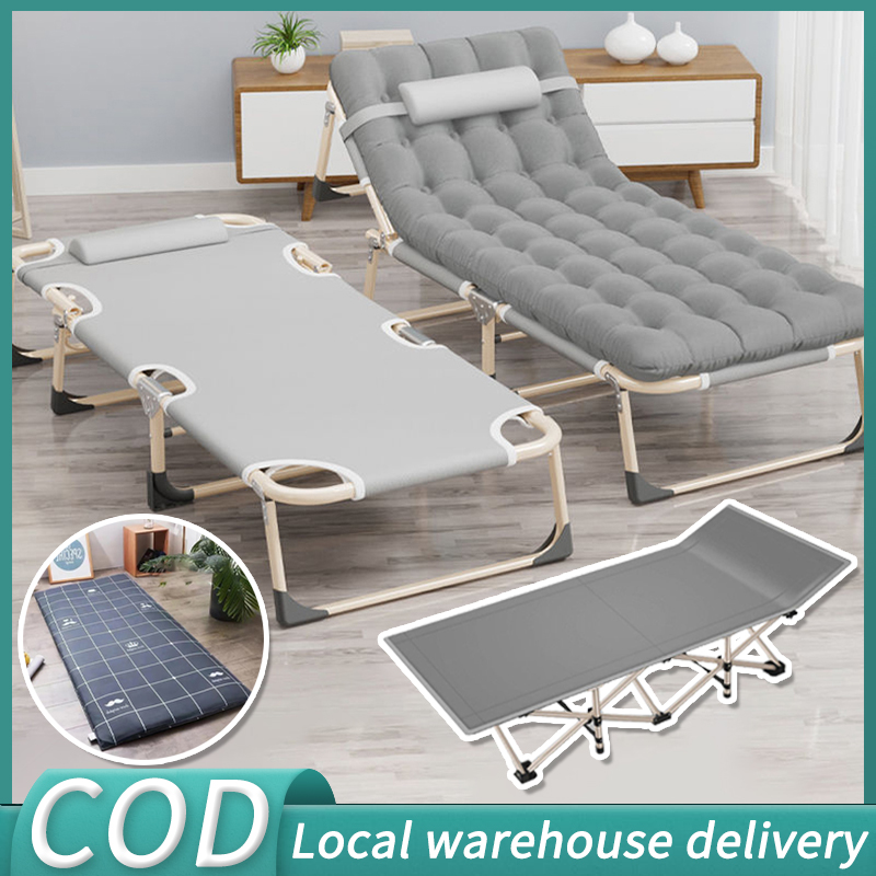 Folding Bed Single Heavy Duty With Mattress And Pillow Single Bed With Pullout Bed Sofa Fed Foldable Portable Sofabed Outdoor Indoor Adjustable Day Bed Pull Out Bed Single Bed Nap Bed Escort Bed