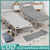 Folding Bed Single Heavy Duty With Mattress And Pillow Single Bed With Pullout Bed Sofa Fed Foldable Portable Sofabed Outdoor Indoor Adjustable Day Bed Pull Out Bed Single Bed Nap Bed Escort Bed