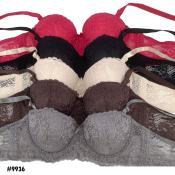 Big Size Plain Bra can fit to 38-42 Regular Size Lace for Women Push up bra #9936