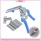 Hog Ring Plier Tool with 600 M Clips Staples