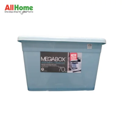 MEGABOX Storage Box 70Liters (Trans Blue, Trans Clear) (1)