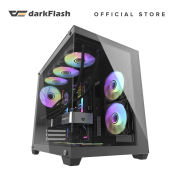 darkFlash C285P 270 Degree Panoramic design Without A-pillar Exquisite Atx PC Case