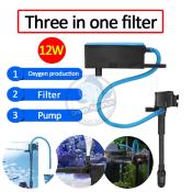 DDC Top Filter Powerhead: 3-in-1 Aquarium Pump with Oxygen Pump
