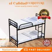 EL CALIDAD FURNITURE - ELIJAH METAL DOUBLE DECK BED FRAME