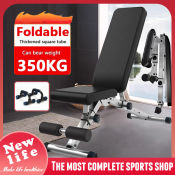 Foldable Multifunctional Abdominal Muscle Board Fitness Chair Bench - New Life