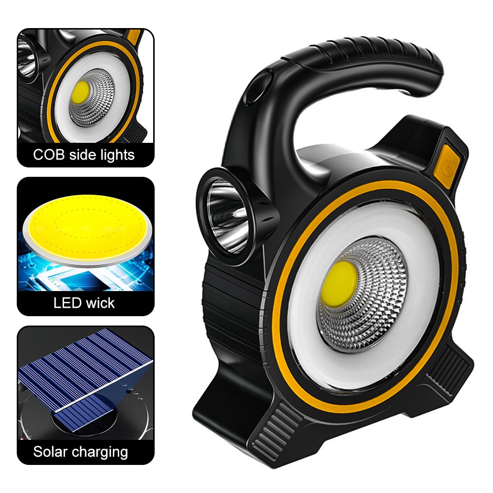 Battery Powered Portable COB LED Work Light Handheld Lantern