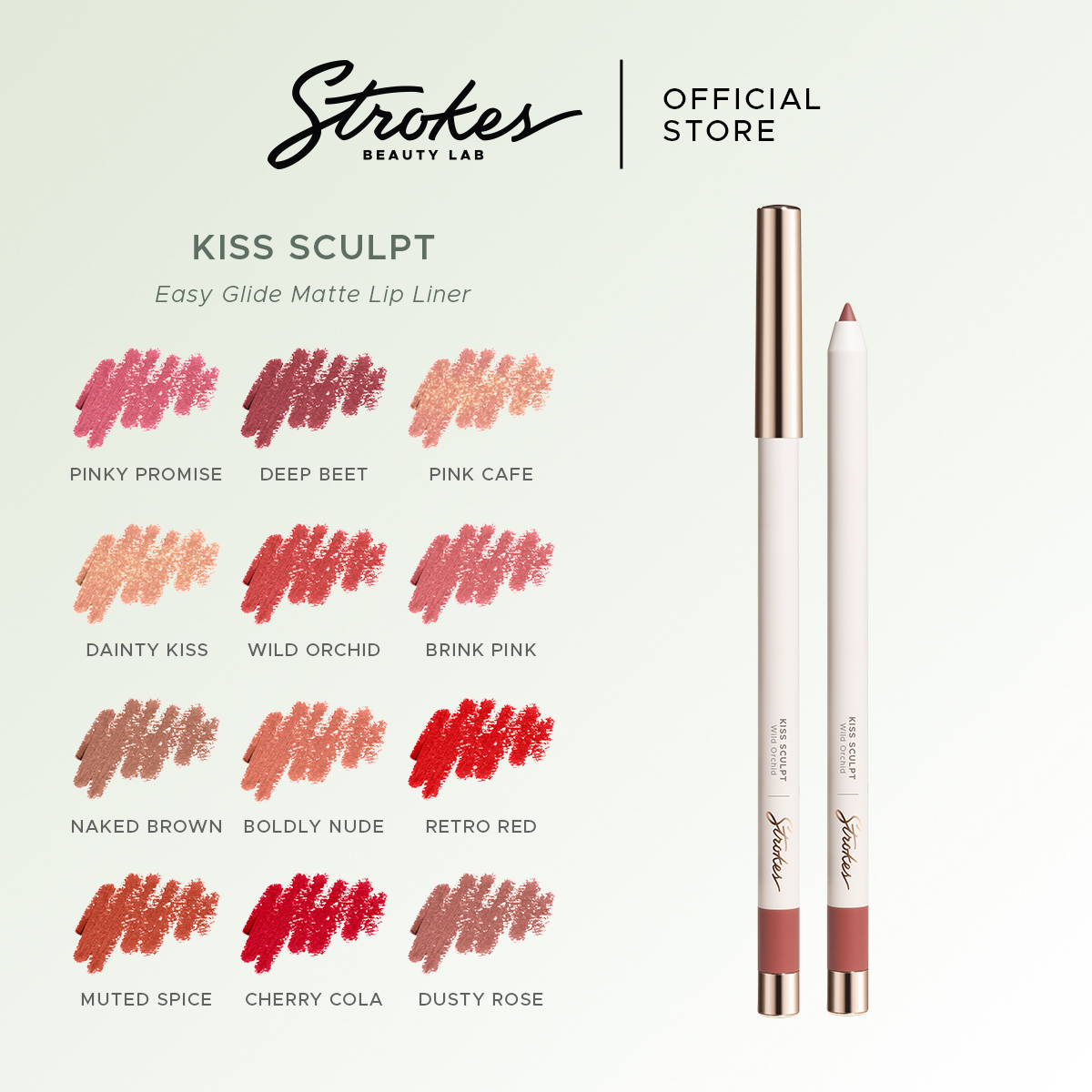 Discount on Strokes Beauty Lab  shoes - SKU: Strokes Kiss Sculpt [ Easy Glide Matte Lip Liner ]