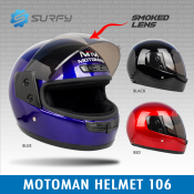 MTM Full Face Helmet 106 with Smoke Lens Visor