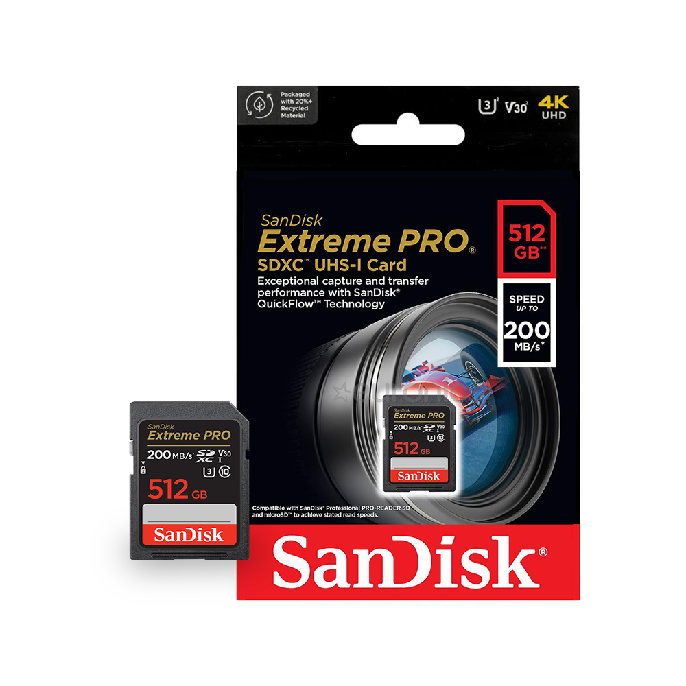  SanDisk 512GB Extreme Pro SDSQXCD-512G-GN6MA