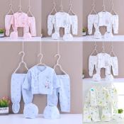 MSSugar 5in1 Organic Cotton Newborn Baby Clothes Set