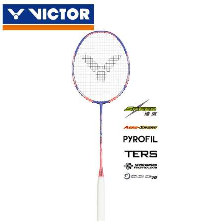 OFOPL Victor Badminton Racket - 4U Full Carbon, Professional Player