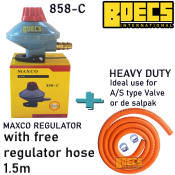 Maxco 858C LPG Regulator with Free Hose by BDECS