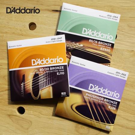D'Addario Acoustic Bronze Guitar Strings - Ready Stock