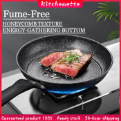 Kitchenette Non-Stick Cast Iron Frying Pan, Smoke-Free, Induction Compatible