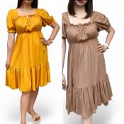 Bangkok New Style Plus Size Midi Dress, Pregnant Friendly