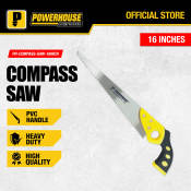 POWERHOUSE Compass Saw 16" with PVC Handle PHHT