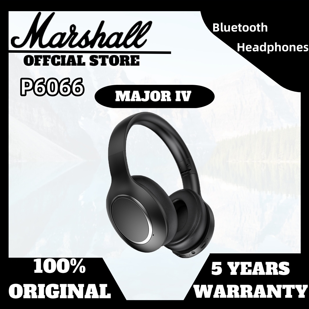 Marshall Major IV Wireless Bluetooth On Ear Headphone with Mic