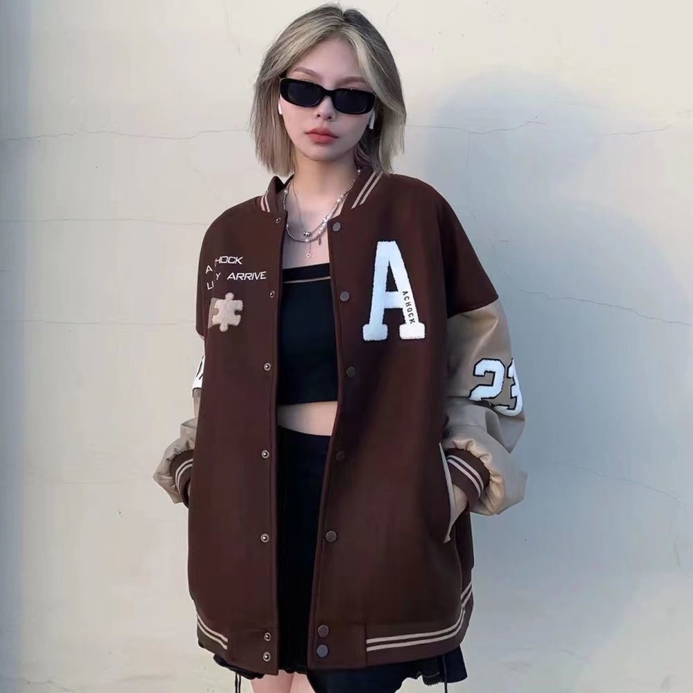 Women's baseball jackets sales new look