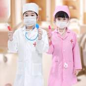 Doctor Clothes for Kids Doctor Cosplay Kids Doctor's Uniform Nurse Uniform for Kids Doctor's Clothing Role Play