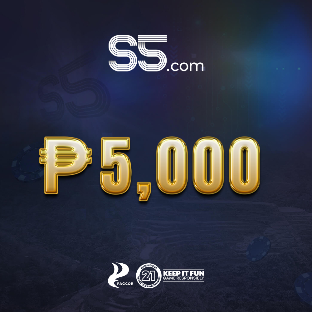 S5 Casino - ₱5,000 Casino Load - S5.COM