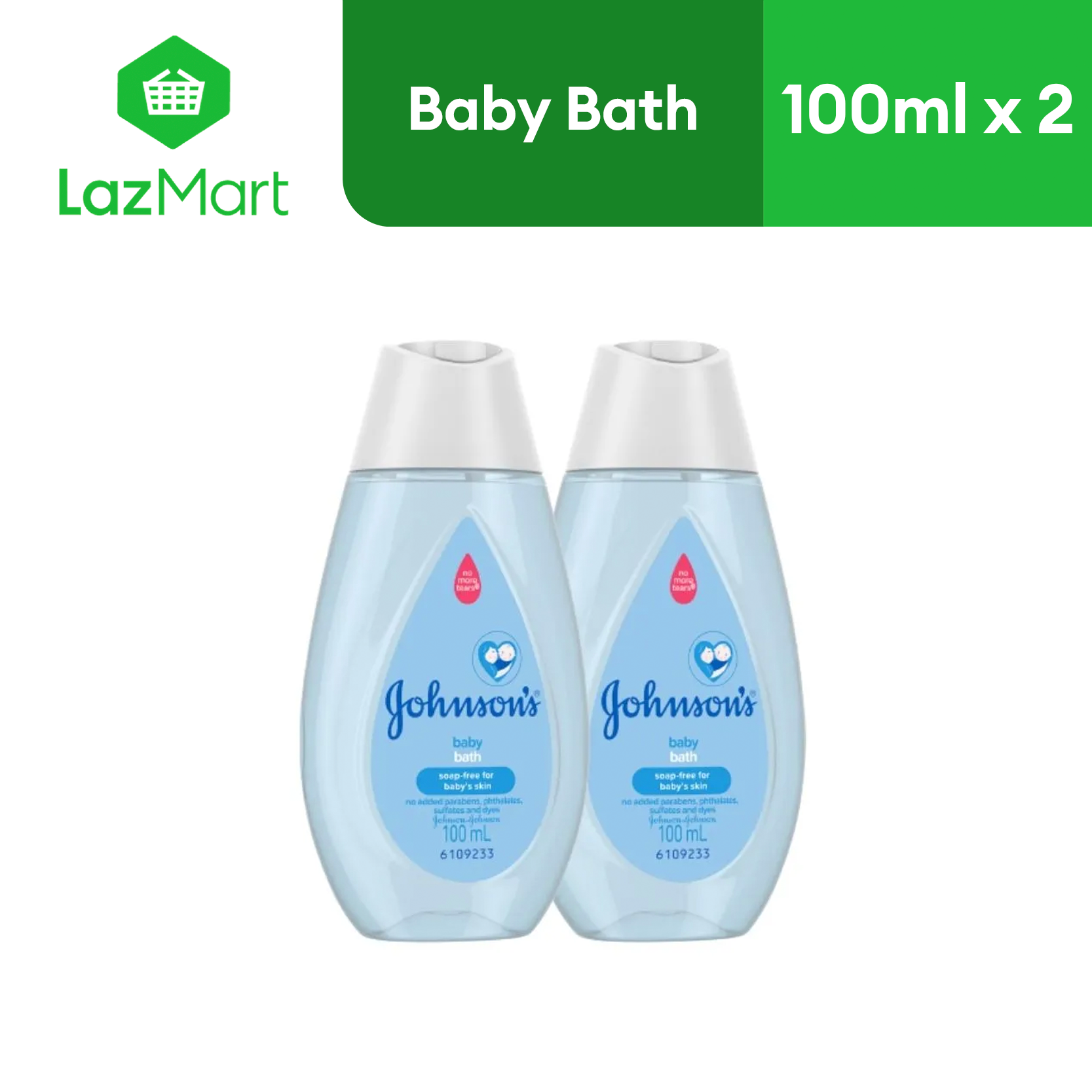 Johnsons Baby Bath Gentle and Soap-Free 200ml Paraben-Free Baby