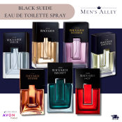Avon Black Suede Men's Cologne Set with Assorted Body Spray