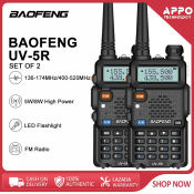 BaoFeng UV-5R Dual Band Walkie Talkie Set of 2